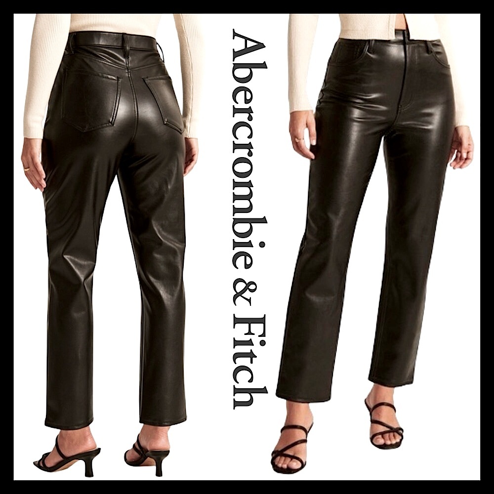 Abercrombie & Fitch New York Curve Love Ankle Straight Pant Size (25) Like NEW